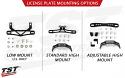TST Elite-1 Fender Eliminator For Yamaha MT-09 2021-2023 License Plate Mounting Options.
