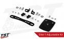 What's included in the adjustable license plate bracket kit.