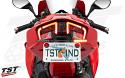 Mounts included TST LED BL6 Sequential Pod Turn Signals to the top of the Elite-1 Fender Eliminator Bracket.