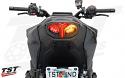 Built-in turn signals eliminate the need for dedicated external rear indicators on your Yamaha MT-09.