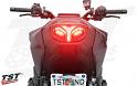 Incredibly bright LEDs activate to full power during brake actuation.