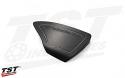 CNC machined aluminum features a durable black anodized finish.