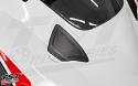 Flush mount mirror block off design blends with the Yamaha R9 bodywork for a race inspired look.