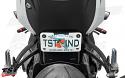 TST Low-Mount Fender Eliminator shown with the TST Low-Profile License Plate Light - sold separately. 