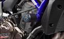 Womet-Tech standard Frame Sliders for the Yamaha MT-07 / FZ-07 (Shown with Blue Color Option).
