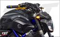 Pack Includes Womet-Tech Bar End Slider for Yamaha FZ-07 / MT-07 (Shown with Blue Color Option).