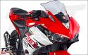 Yamaha YZF R3 with TST Industries mirror block off plates.