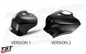 Compare Version 1 and Version 2 of the SE Moto Carbon Fiber Tank Shroud.