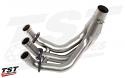 Yoshimura Race Series R-77 Works Finish Stainless Steel headers for the Yamaha FZ-09 / MT-09.
