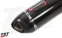 Gorgeous carbon fiber canister with matching carbon fiber exhaust tip.
