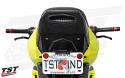 Fixed Low mount license plate bracket on the 2017-2020 Honda Grom