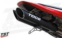 This exhaust is compatible with the TST Toce specific Fender Eliminator.