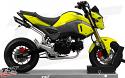 TOCE T-Slash Exhaust for the 2017-2020 Honda Grom with the natural coat midpipe. 