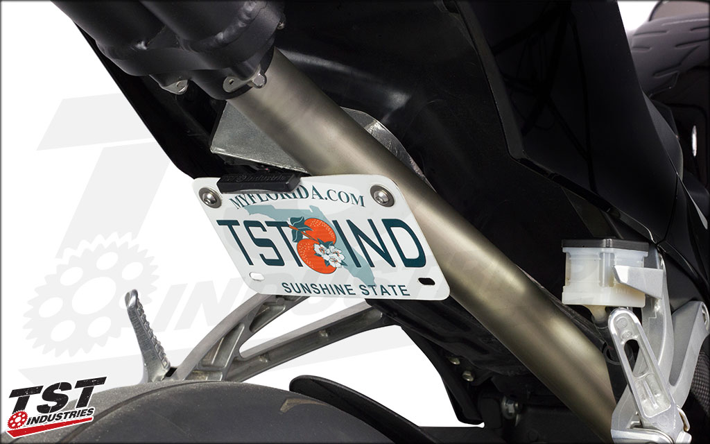 TST Industries Low-Mount Fender Eliminator for the CBR600RR (optional).