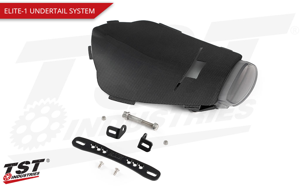 Upgrade your Honda CBR1000RR with the Elite-1 Carbon Fiber Undertail System.