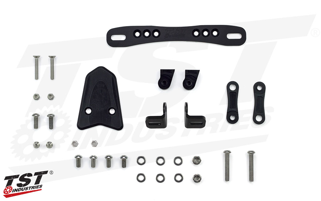 What's included in the TST Elite-1 Fender Eliminator and Closeout System for Yamaha YZF-R1 2009-2014