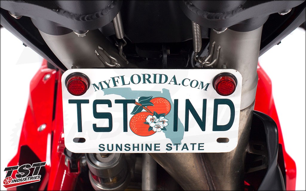 TST Reflective License Plate Mounting Hardware