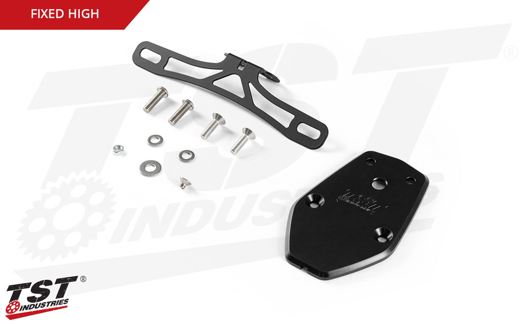 What's included in the Fixed High TST Elite-1 Fender Eliminator for the Kawasaki ZX-10R.