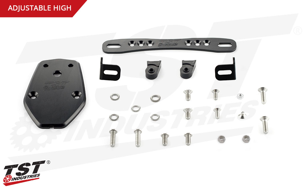 What's included in the Adjustable High TST Elite-1 Fender Eliminator for the Kawasaki ZX-10R.