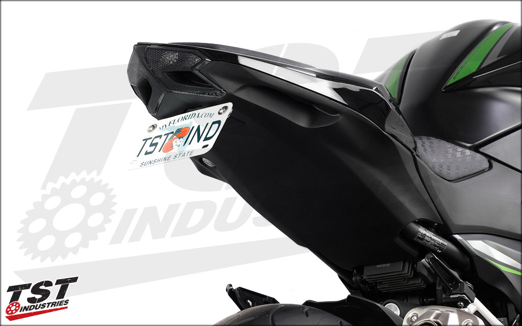 13-16 Kawasaki Z800 TST Elite-1 Adjustable Fender Eliminator - Bayside  Performance