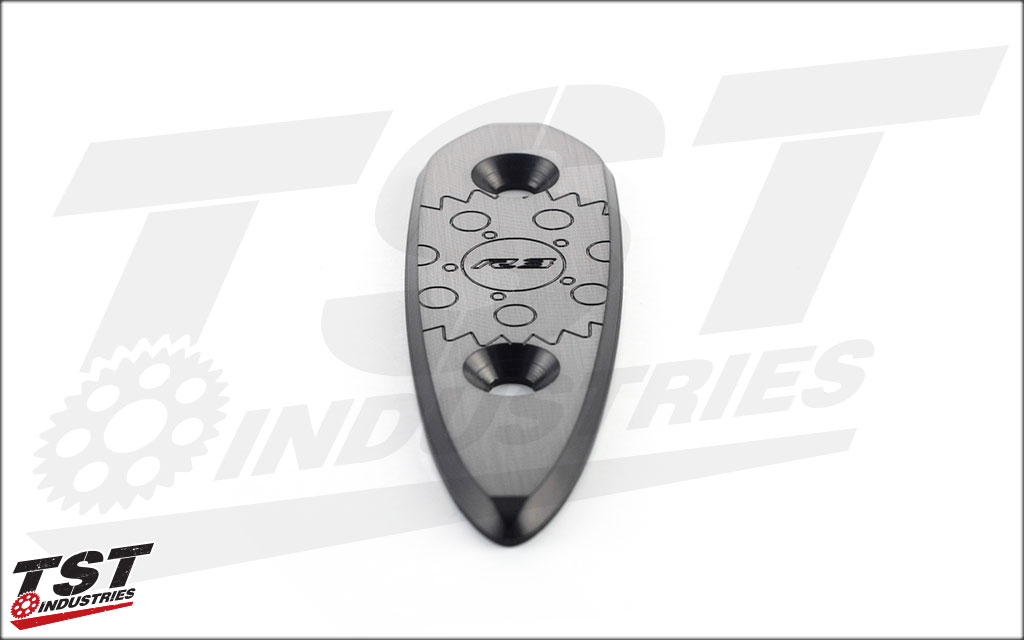 Keep your fairings secure with the TST Industries Yamaha R3 Mirror Block Off Plates.