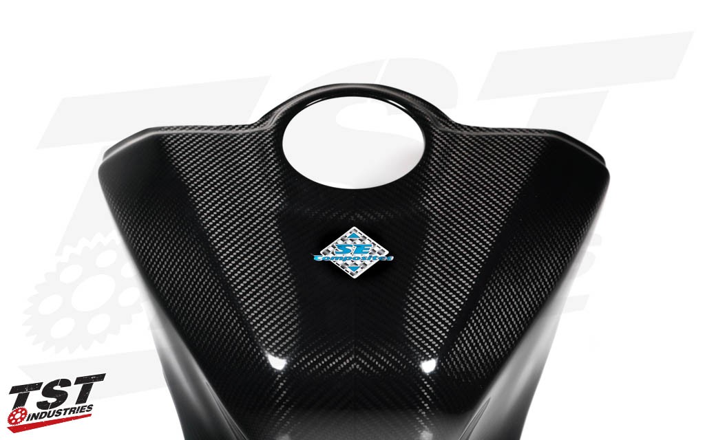 SE Moto Carbon Fiber Tank Cover Shroud for Yamaha YZF-R1 2015+