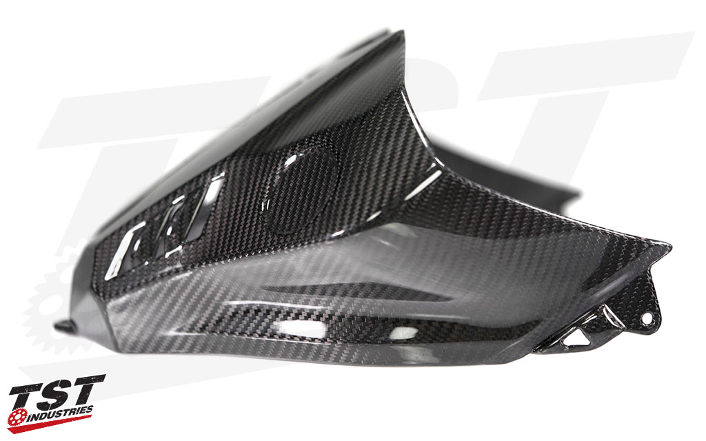 TST Carbon Fiber Fuel Tank Cover