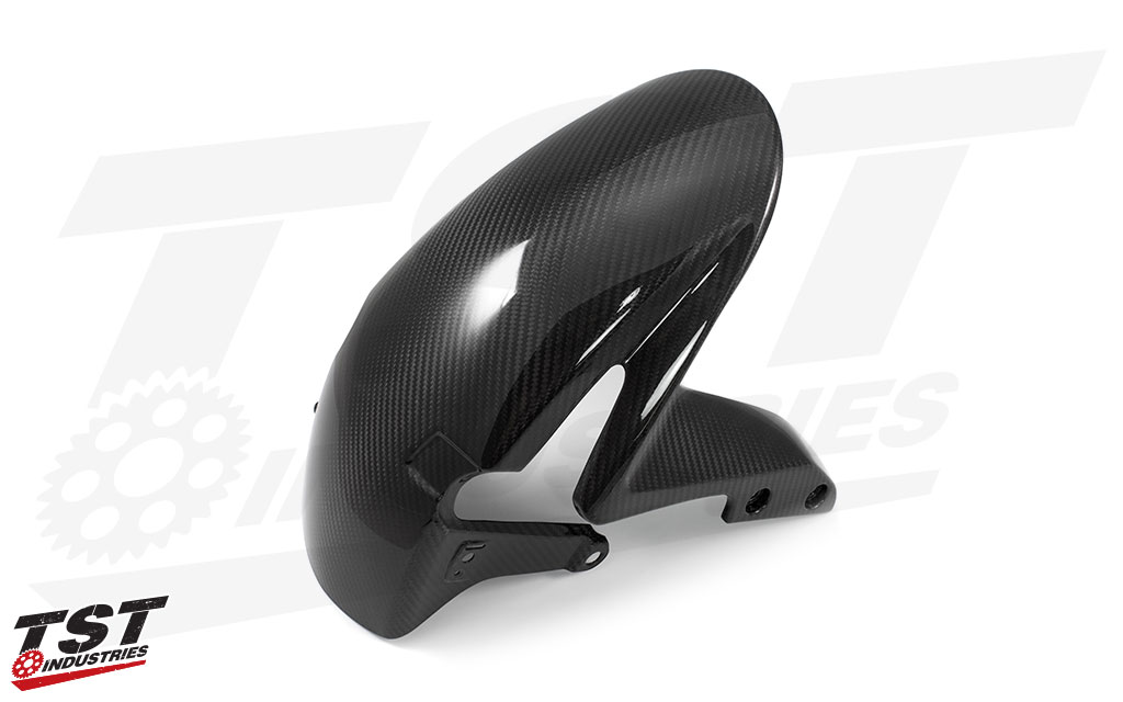 TST Twill Carbon Fiber Front Fender for Honda CBR600RR 2007+