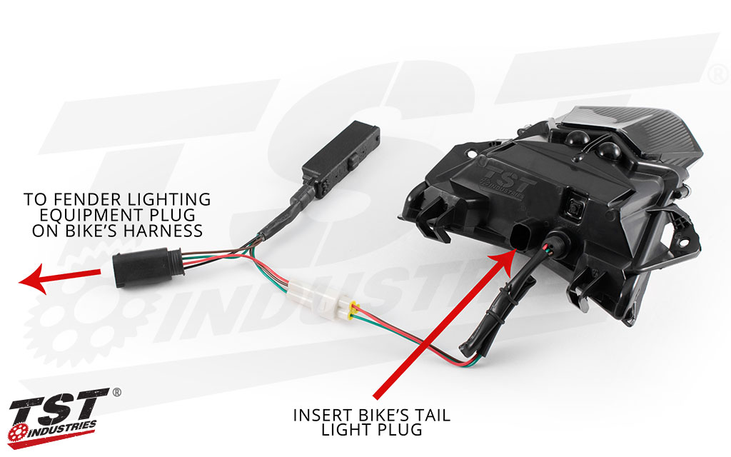 Plug and play wiring combined with the included TST Flash Rate Control Module make installation a quick and easy process.