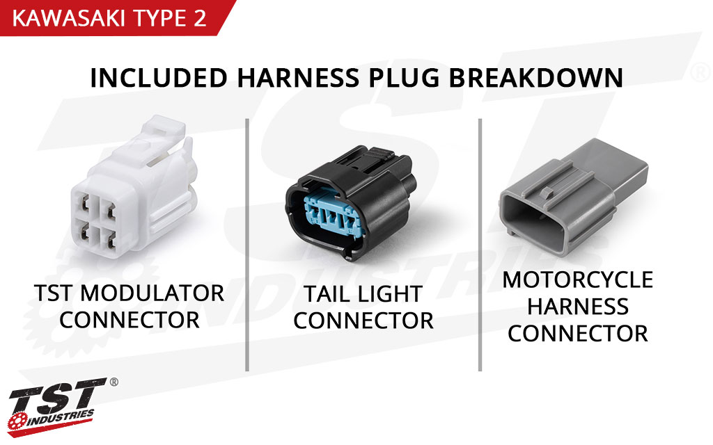 TST Industries | Brake Light Modulator for Kawasaki Tail Lights