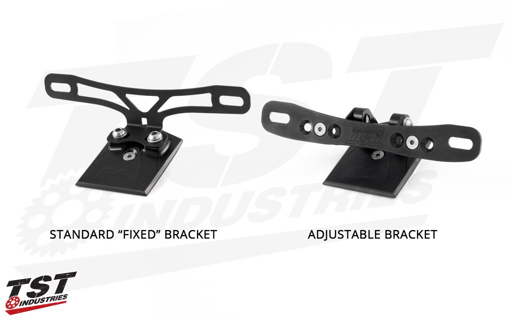 Standard vs. Adjustable Fender Eliminator & Undertail Closeout bracket for the 2017-2020 Yamaha R6.