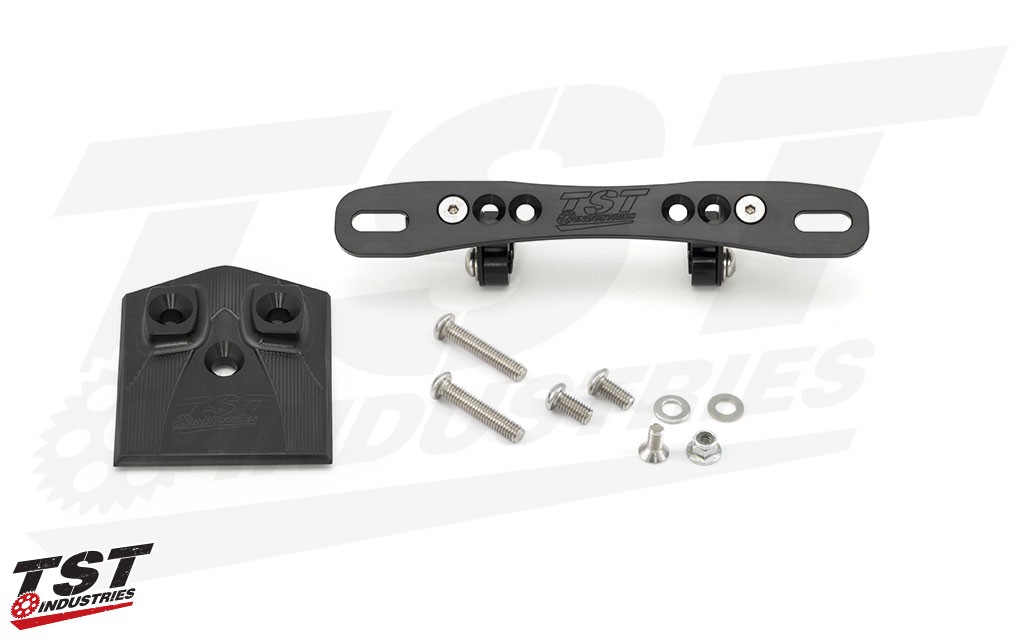 Upgrade to the anodized CNC machined aluminum adjustable bracket for further customization and mounting possibilities.