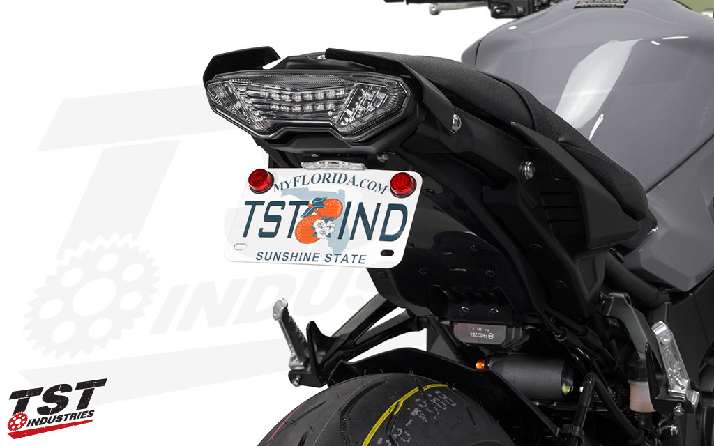 TST Industries Standard Fender Eliminator for the 2016-2021 Yamaha FZ-10 / MT-10. (License Plate Light sold separately)