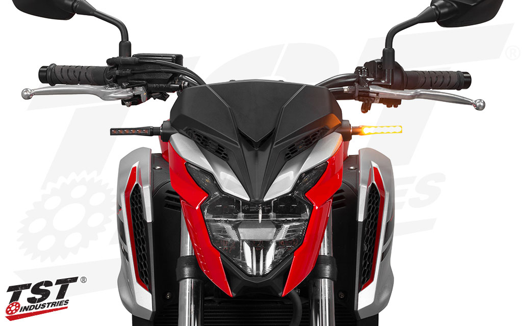 TST LED Front Pod Turn Signal Bundle for Select Honda Motorcycles