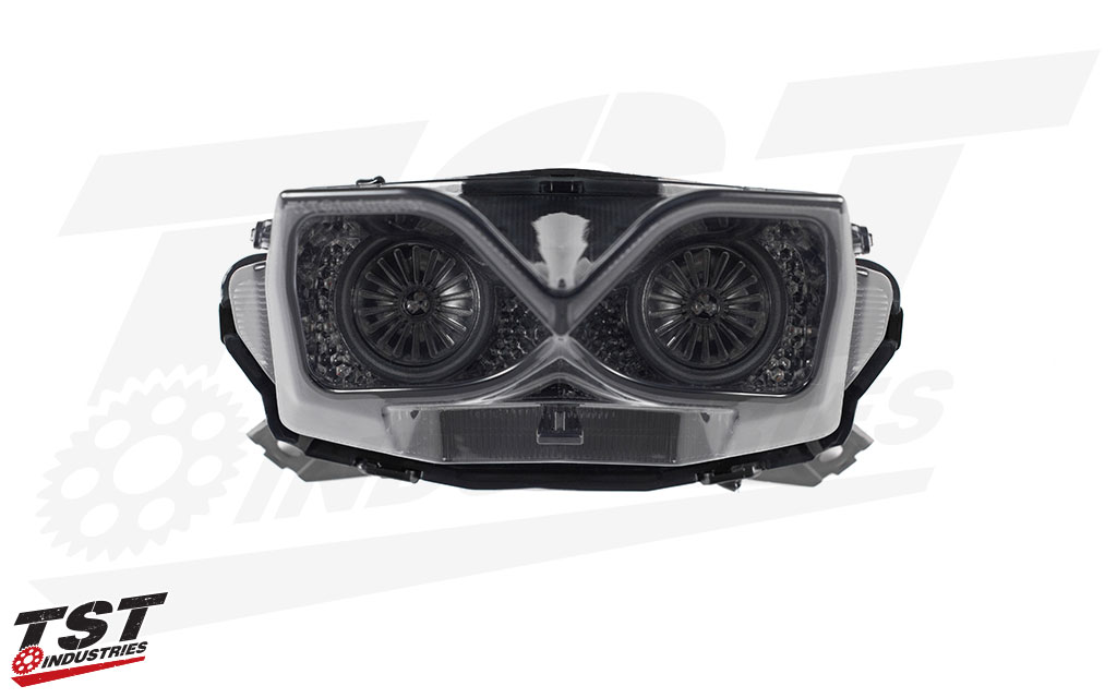 Smoked TST LED Integrated Tail Light for the 2018+ Yamaha Niken.