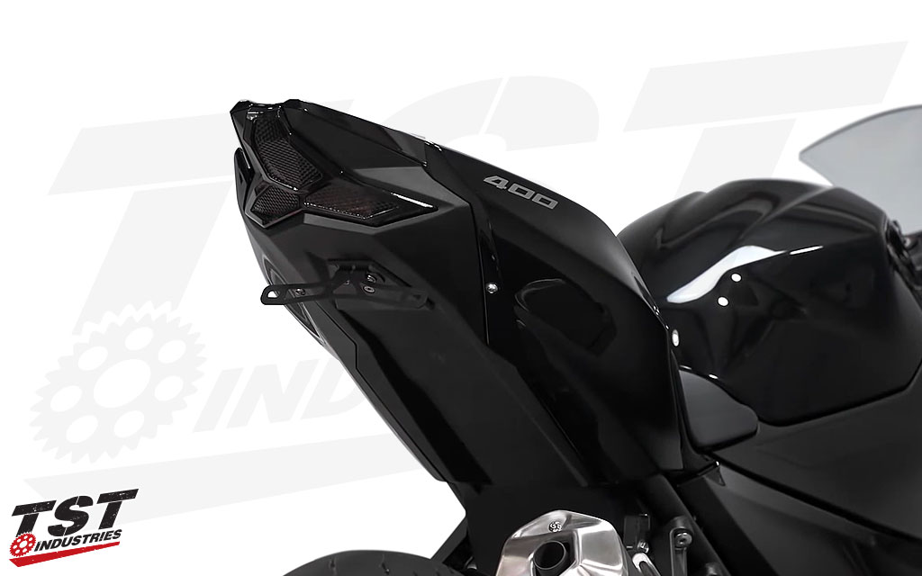 BLACK Motorsports Fender Eliminator Kit Compatible with Kawasaki Ninja 400 Z400 2018 2019 2020 2021 