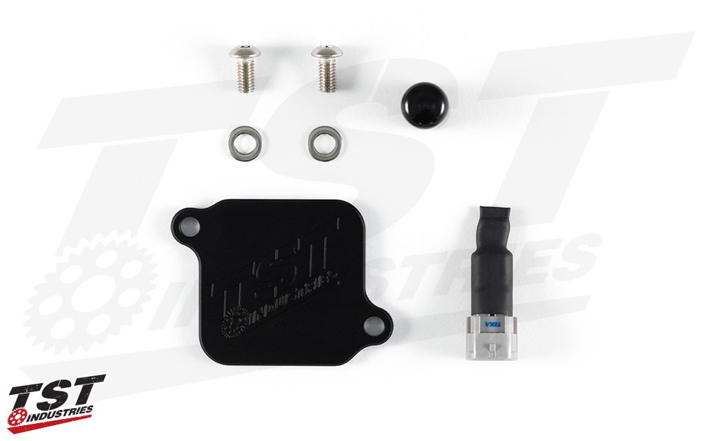 What's included in the TST Kawasaki Ninja 400 / Z400 Block Off Kit.