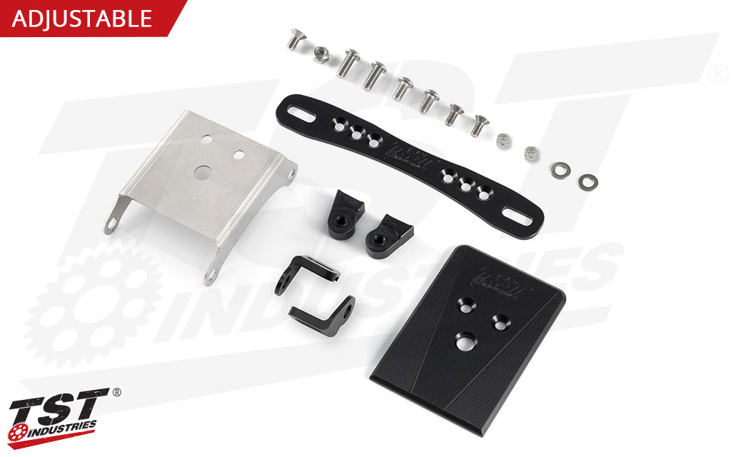 What's included in the 2017+ Honda CBR1000RR Elite-1 Adjustable Fender Eliminator Kit.