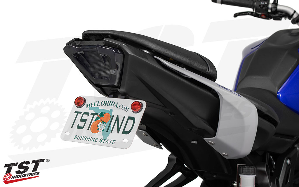 Clean up the tail of your 2021+ Yamaha MT-07 with TST Industries.