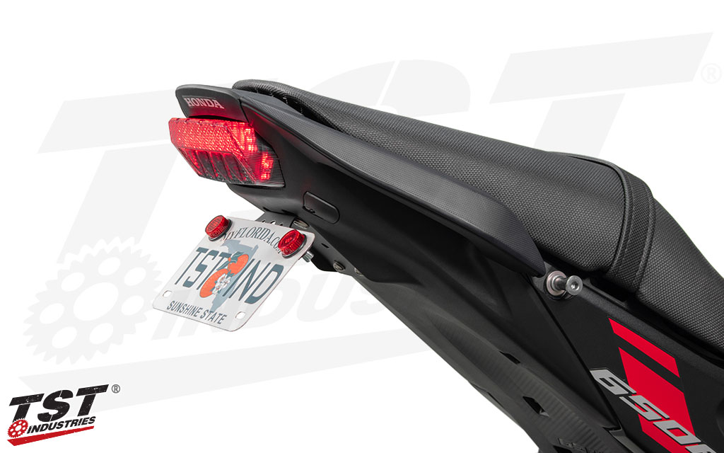 Ditch the bulky Honda stock fender for a sleek and lightweight solution. (TST Integrated Tail Light sold separately)