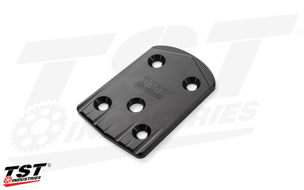 CNC machined undertail closeout for the Kawasaki ZX-6R.