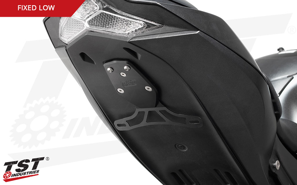 Ditch the tail look entirely with the Fixed Low Elite-1 Fender Eliminator.