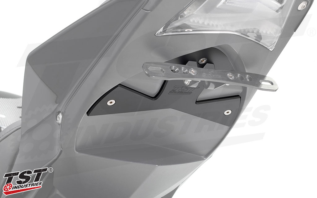 This Undertail Closeout is automatically included as part of the TST Elit-1 Adjustable Fender Eliminator System for the BMW S1000RR.