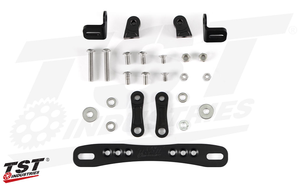 What's included in the TST Adjustable Fender Eliminator for the Honda CRF450L / CRF450RL.