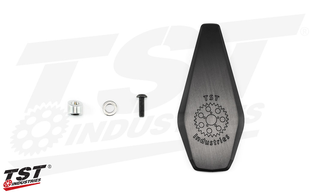 TST CNC machined Undertail Closeout for the 2012-2016 Honda CBR1000RR.