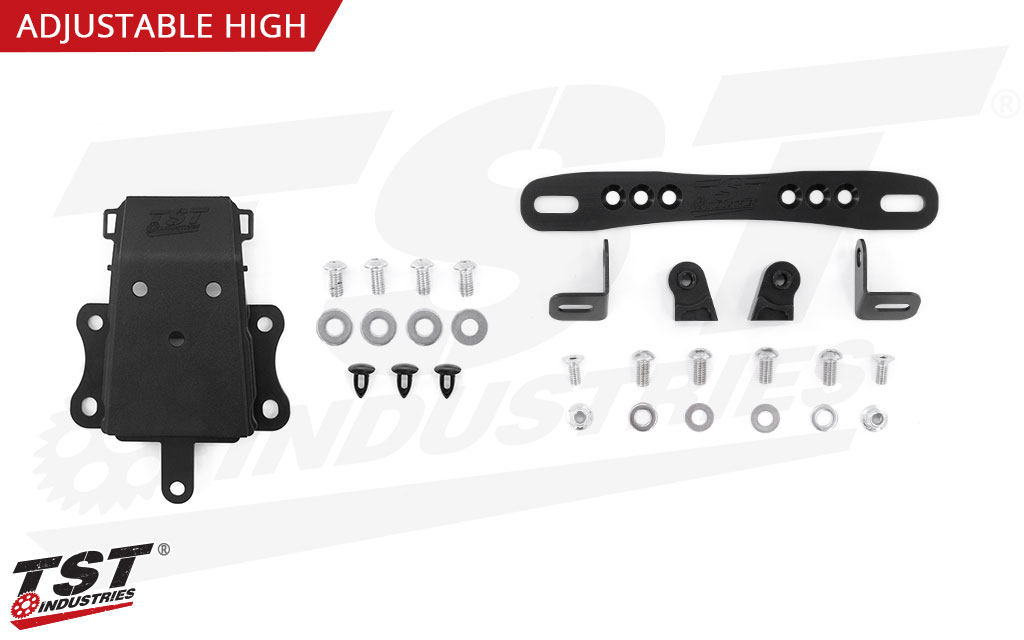 What's included in the Adjustable High Elite-1 Fender Eliminator for the Yamaha MT-07.