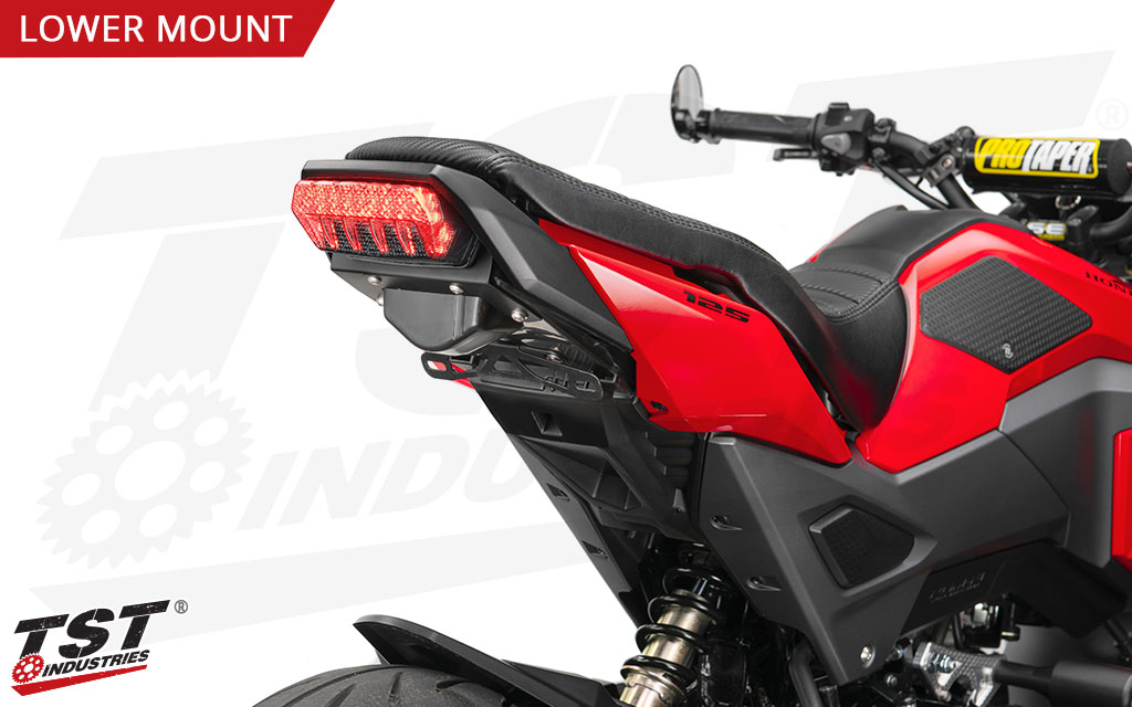 Lower Mount Fender Eliminator kit includes undertail closeout.