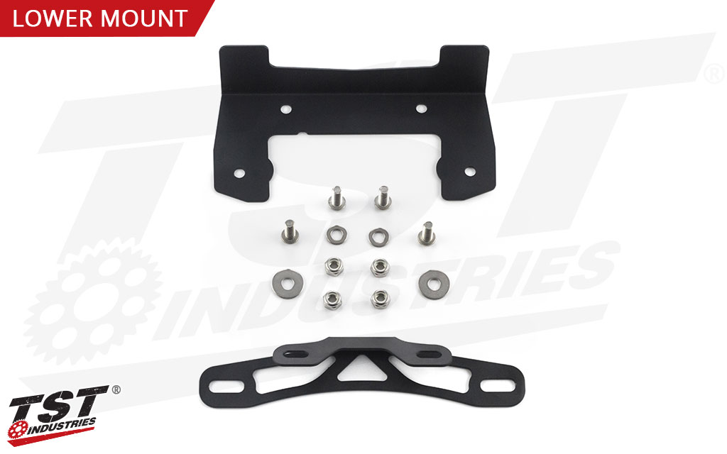 What's included in the Lower Mount Fender Eliminator Kit.