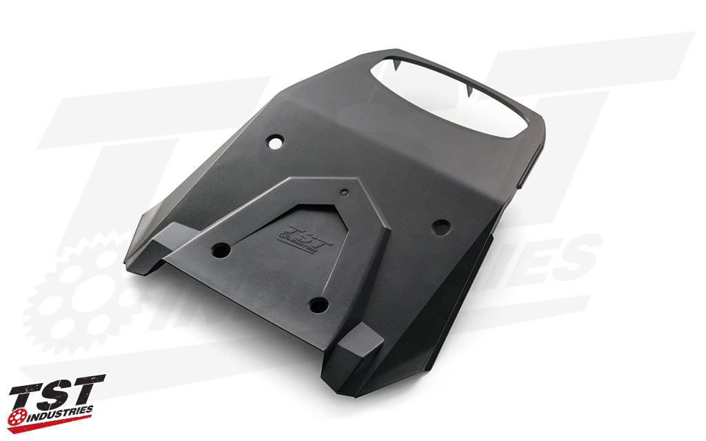 TST Grom undertail panel is constructed from virgin ABS plastic and is color and texture matched to the rest of the OEM components. 