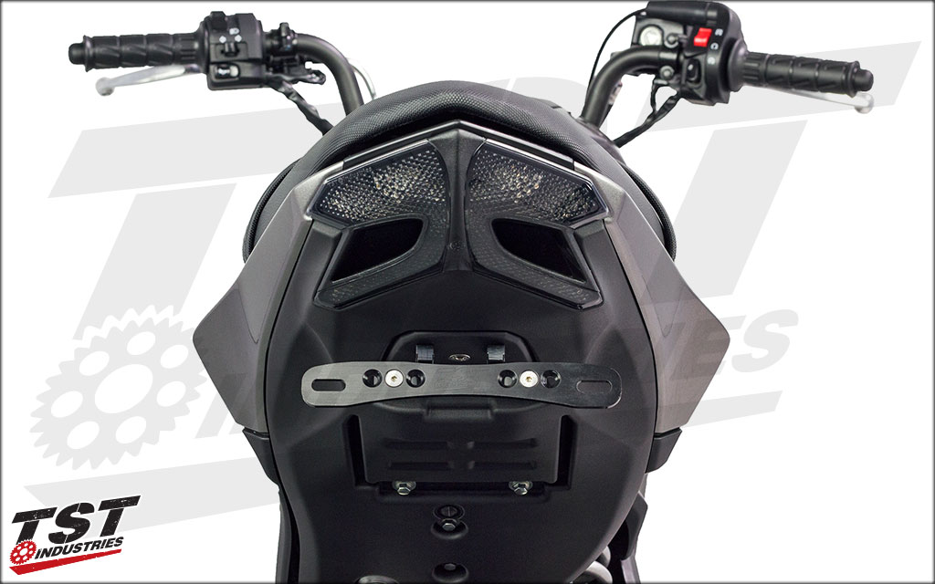 The Elite-1 fender eliminator is the ultimate tail tidy solution.